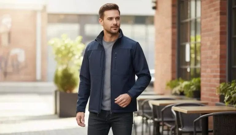 33,000ft Men’s Lightweight Softshell Jacket: Warm, Waterproof Outdoor Hiking Essential